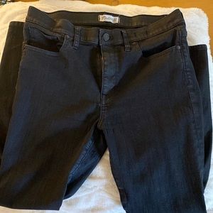Madewell Skinny High Rise Black Jeans Size 31